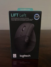 Logitech Lift Left Vertical Ergonomic Mouse for Left Hands Black New Sealed picture