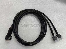 Mini SAS Slimline SAS Slim 4.0 SFF-8654 8i 74pin to 2X SFF-8643 4i HD Cable 80cm picture