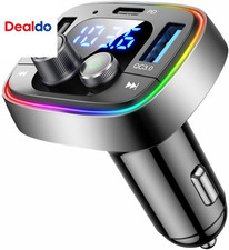 USB-C Bluetooth 5.4 Car FM Transmitter Adapter with 48W Fast Charging picture