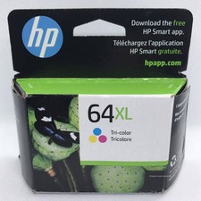 Genuine HP 64XL High Yield Ink Cartridge Tri Color (N9J91AN) 9-2027 picture