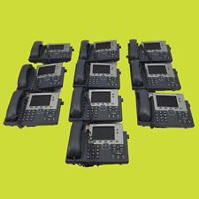 Lot Of 10 Cisco CP-7945 VOIP Business IP Phone w/ Stand and Handset #PV9945 picture