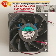 2 PCS For SUNON Fan PMD2409PMB1-A DC24V 12.2W 2 Pin, Inverter cooling fan picture