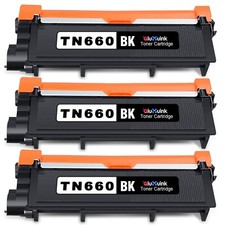 TN660 Black Toner Cartridge (3-Pack) for Brother DCP-L2520DW MFC-L2700DW L2707DW picture