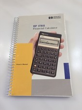 Hewlett Packard HP-17BII Financial Calculator Owner's Handbook 1991 Vintage picture