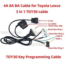 Toy30 Cable 4A 8A BA Smart Key Program Cable 16pin OBD Cable for Autel OBDSTAR K picture