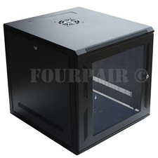 9U IT Wall Mount Network Server Data Cabinet Rack Locking Lock & Key - 18