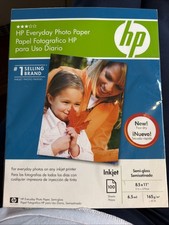 HP Everyday Photo Paper 100 Sheets Inkjet Semi Gloss 8.5 x 11