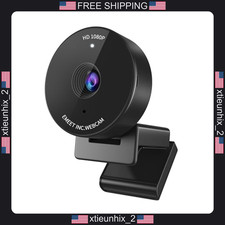 Webcam with Privacy Cover, 1080P, 70° Wide Angle, Omnidirectional Mic picture