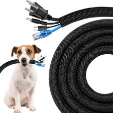Secbolt Cord Protectors 25FT 1/2 Inch Black - Pet No Chew picture
