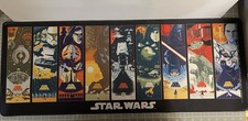 Rare XL Star Wars Ex Large Gaming Mousepad Mouse Pad 31 x 11.5” Paladone Desk picture