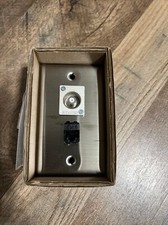 Panel Crafters Single Gang Coax Ethernet Cat 6 Wall Plate picture