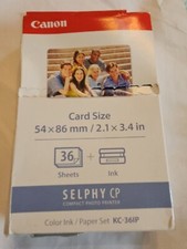 Canon Color Ink/Paper Set KC-361P (for CP100,200,300) 36 Sheets New/Sealed picture