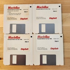 ChipSoft MacInTax Personal/1040 1992 v10.01 3.5