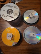 Mixed Lot 71 Blank Recordable Discs Spindles DVD+R DVD-R DVD+RW CD-R HP Sony picture