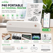PeriPage P40 Thermal Printer Compact Mini Travel Printer Multi‑Size Thermal Pape picture