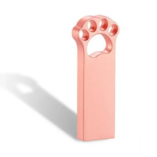 Custom Logo Cat's Claw Metal Flash Drives 32GB 64GB 128GB Pen Drive Memory Stick picture