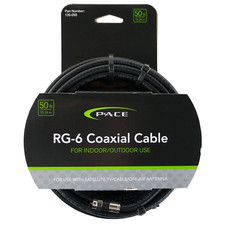 Pace International Premium Rg-6 Coaxial Cable 50 Feet 135-050 picture