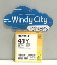 Ricoh 405764 41Y Yellow Ink Cartridge For Aficio SG 3110DN SG 2110N Genuine  NEW picture