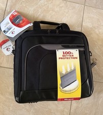 NEW Targus Intellect 15.6” Laptop Bag TBT240US Shoulder Strap Case Black picture