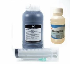 500ml BK Dye Refill Ink for Canon Refillable Cartridges CISS plus liquid clean picture