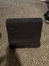 Ontel Pillow Pad Fold Away Multi-Angle Soft Tablet Stand - Charcoal Gray/Black picture