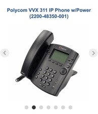 Polycom VVX 311 WW 6-line Business Media Phone - Black  2200-48350-001 picture
