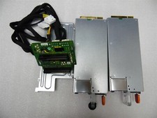 DELL DUAL HOT SWAP POWER SUPPLY 495W & DISTRIBUTION BOARD POWEREDGE SERVER R530 picture