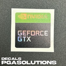 1x NVIDIA GeForce GTX Holographic Desktop / Laptop Sticker Label picture