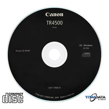 Setup CD ROM for Canon Pixma Install TR4500 Series Printer  TR4520 TR4522 picture