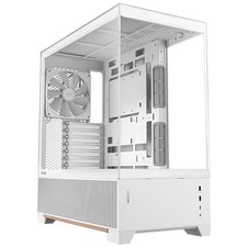 Antec C6WOODWHITE Mid-Tower Case, 3-Sided Glass, 3 PWM Fans picture