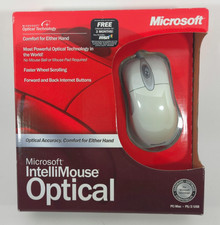 NEW Microsoft IntelliMouse Optical USB PS/2 - 5 Button Mouse Sealed New Retail picture
