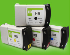  4pc/set For HP 843B Ink Cartridge  For HP PageWide XL 4000 XL5000 Printer  picture