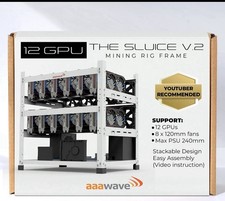 AAAwave The Sluice V2 12GPU Open Frame Mining Rig Frame Chassis picture
