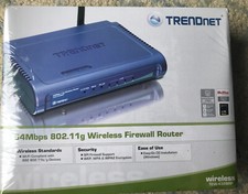 TRENDnet TEW-432BRP 54 Mbps 4-Port 10/100 Wireless G Router New In Box picture