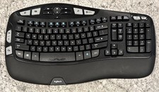 Logitech K350 Wireless Comfort Wave Ergonomic Keyboard NO DONGLE picture