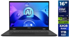 MSI Prestige 16 AI Studio EVO 16 in QHD+ Ultra Core 9 185H 1TB SSD 32GB LPDDR5 picture
