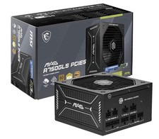MSI MAG A750GL PCIE 5 750W Cybenetics ATX 3.1 Full Modular 80+ Gold Power Supply picture