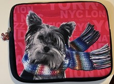 Fuzzy Nation Yorky Tablet iPad Case Protective Cover Padded, Zipper, no tag picture