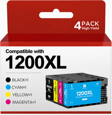 PGI-1200XL 4PK  Ink Cartridge for MB Laser Printer MB2120 MB2020 MB2720 MB2350 picture