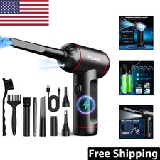 Eco-Friendly Electric Air Duster with 3 Adjustable Speeds & 5 Versatile Nozzles picture
