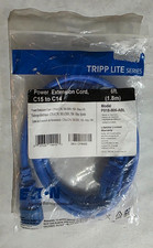 Eaton Tripp Lite Extension Power Cord C14 to C15 Heavy-Duty 15a 250v 14 Awg 6ft picture