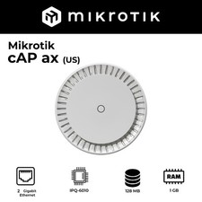 MikroTik cAP ax Gen 6 802.11ax Wireless Access Point (cAPGi-5HaxD2HaxD-US) picture