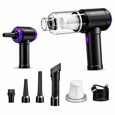Powerful 3-in-1 Vacuum & Air Duster for Keyboard, PC, Car, Laptop - USB Dust Cle picture