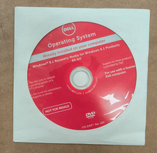 Dell Windows 8.1 64 Bit Recovery Media DVD Sealed Genuine RGH4G Operating System picture