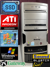 RESTORED w/ SSD DUAL BOOT Gateway Windows 98 XP Vintage Retro Classic Gaming PC picture