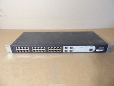 3Com Baseline Switch 2924-SFP Plus 3CBLSG24 24-Port Ethernet Switch + RACK EARS picture