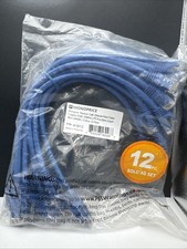 Monoprice Cat6A Ethernet Patch Cable- 1 Foot-Blue | Snagless RJ45 550Mhz UTP picture