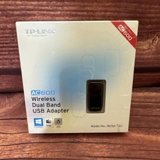 NEW TP-LINK AC600 Wireless Dual Band 2.4 +5 GHZ USB Adapter Model No. Archer T2U picture