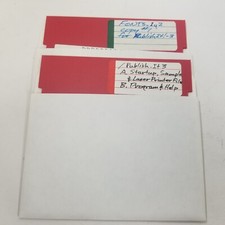 Apple II PUBLISH IT & Fonts Floppy Disks 5.25 picture
