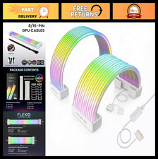 RGB Cable Cover Kit for 24-Pin Motherboard & 8/16-Pin GPU | ARGB PSU Extension | picture